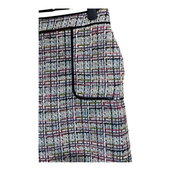 Ann Taylor LOFT Multicolor Tweed Skirt with Two Front Pockets - Picture 4 of 7